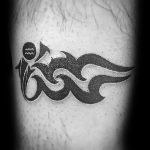 tatuagem signo aquario 49