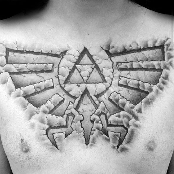 tatuagem triforce 45