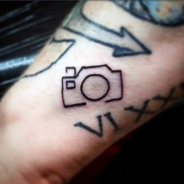 tatuagem camera fotografica 129