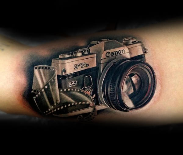 tatuagem camera fotografica 13