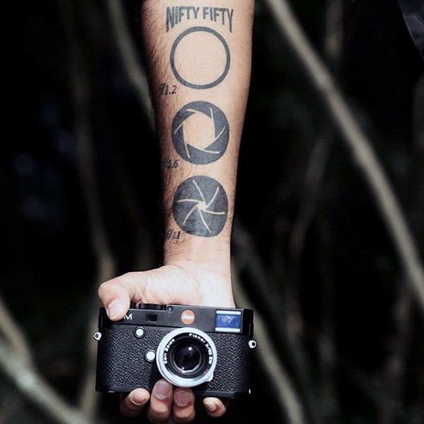 tatuagem camera fotografica 23