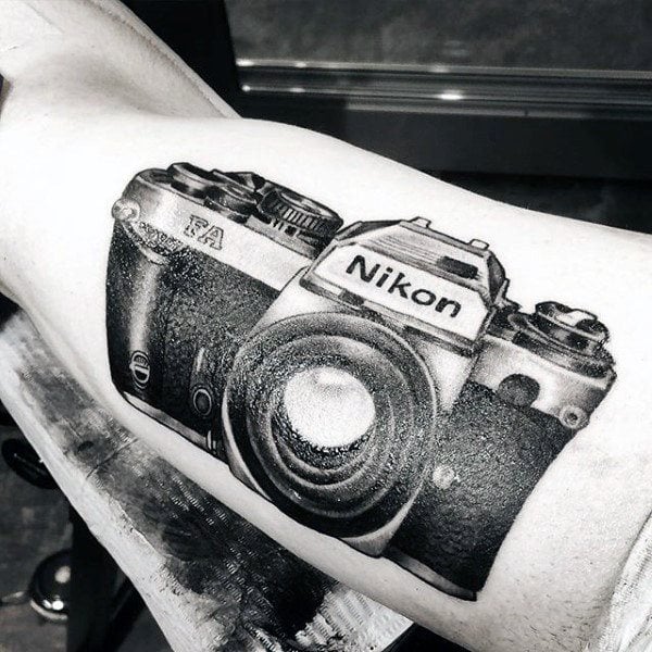 tatuagem camera fotografica 79