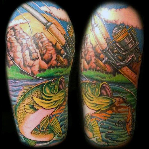 tatuagem pesca 142