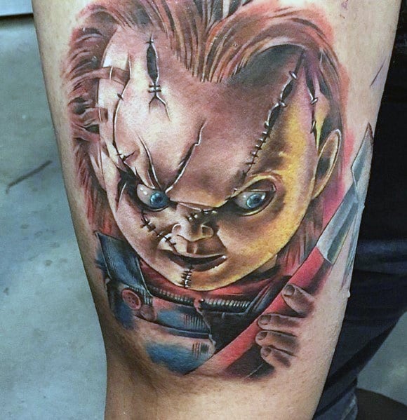 75 Tatuagens de Chucky e os motivos de ter uma delas