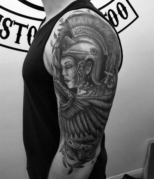 tatuagem deusa atena 111