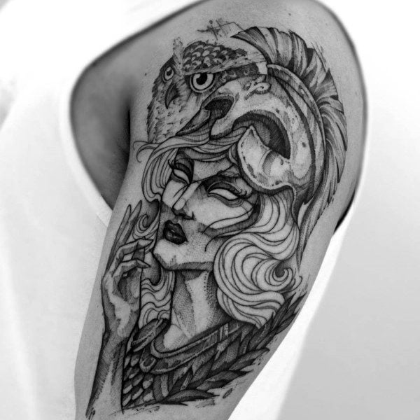 tatuagem deusa atena 19