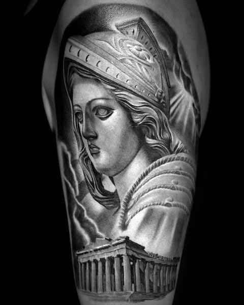 tatuagem deusa atena 83