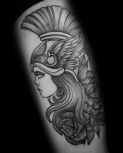 tatuagem deusa atena 91