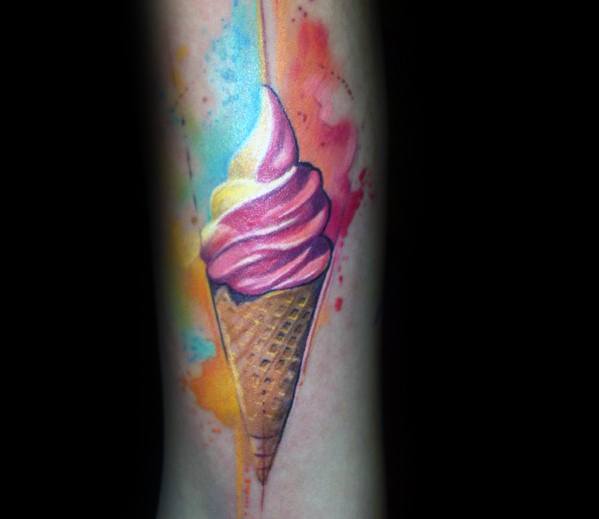tatuagem sorvete gelado 151