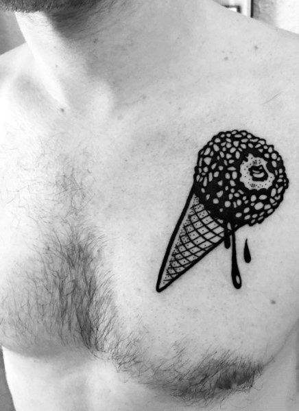 tatuagem sorvete gelado 160
