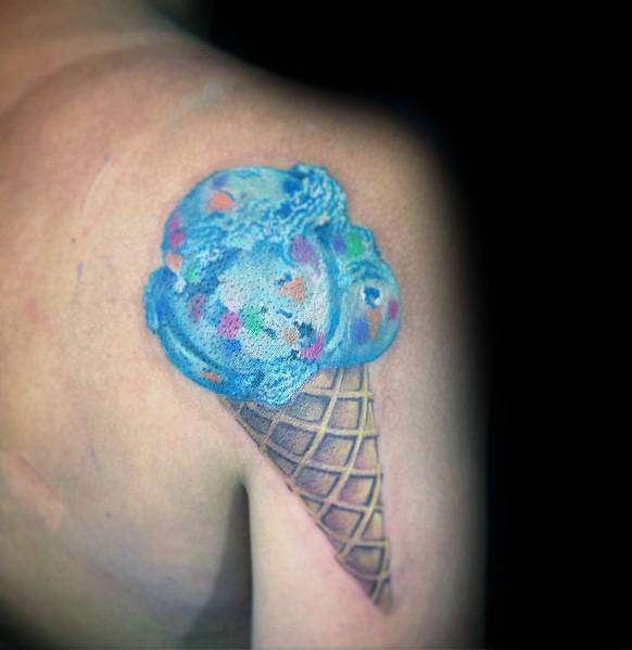 tatuagem sorvete gelado 34