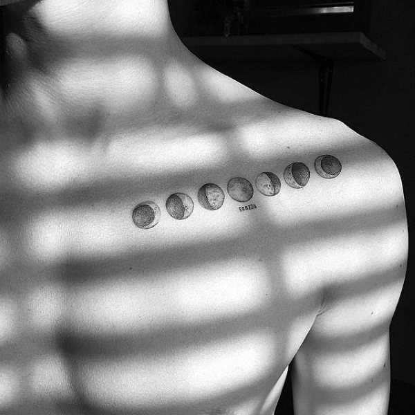 50 de tatuaje realizate pe claviculă, destinate bărbaților