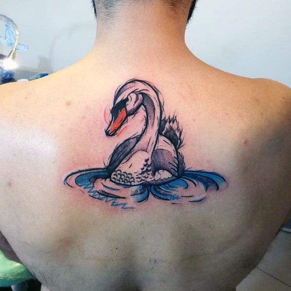 47 de tatuaje cu lebede (cu semnificația lor)